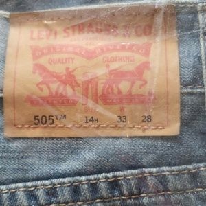 Boys Husky 505 Levi's jeans
